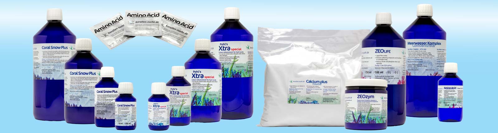 Korallen Pflege Elemente