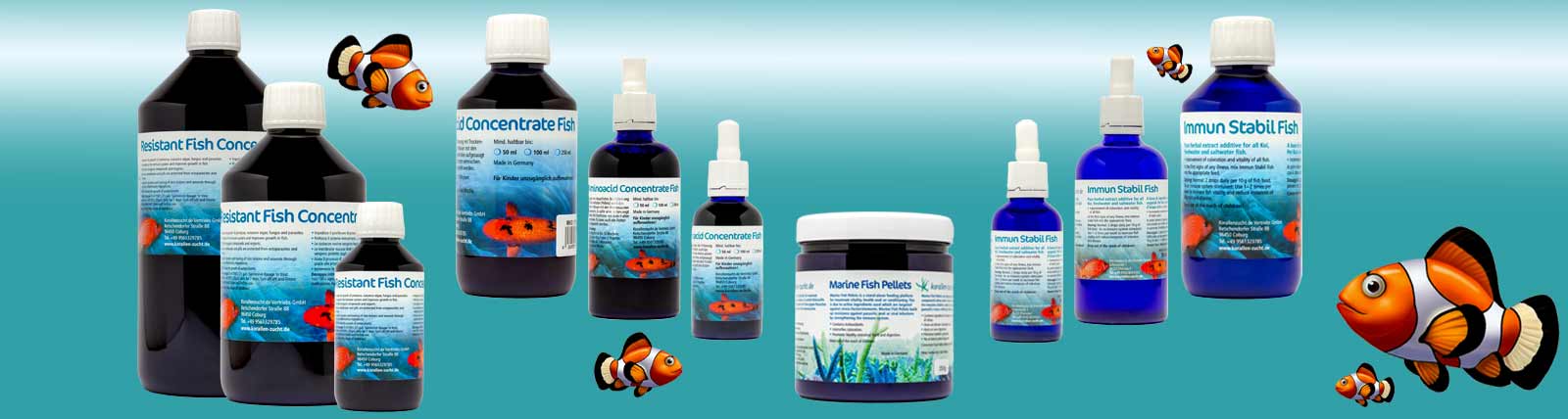 Produkte für Meerwasserfische